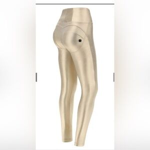 New Freddy jeans WR.Up gold stretch small high waist 7/8 length sexy scrunch